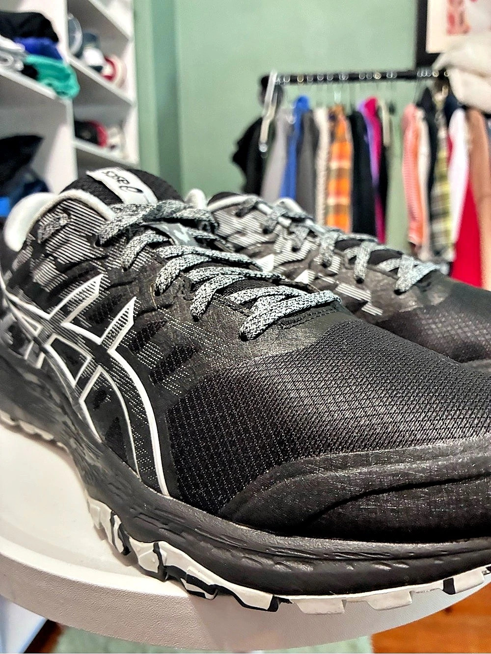 ASICS GEL-Scram 5 Women’s Size 10 Black White Trail Running Shoes 1012A474